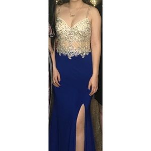 Camille la vie jersey lattice illusion dress